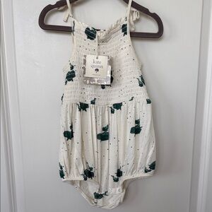 Kate Quinn Deep Red Kids Romper